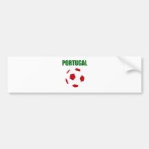 Retro Fußballt-shirt Portugals Auto Aufkleber