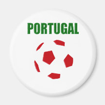 Retro Fußballt-shirt Portugals Magnete