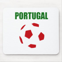 Retro Fußballt-shirt Portugals Mauspads