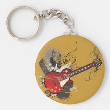 Retro Gitarre Schlüsselband