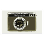Retro graue Kamera-Fotografie-Visitenkarten