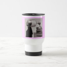 Retro Haar-Reise-Becher 1960 Tee Haferl