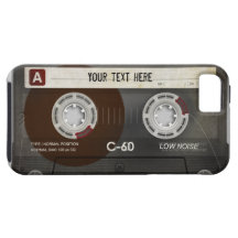 Retro kompakter Audiokassette iPhone 5 FallVibe Hülle Fürs iPhone 5