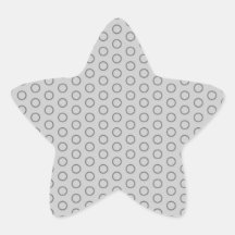retro kreise punkte polka dots tupfen 70 gepunktet sternaufkleber