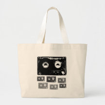 Retro Musik-Entwurf! Leinentaschen