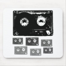 Retro Musik-Entwurf! Mousepads
