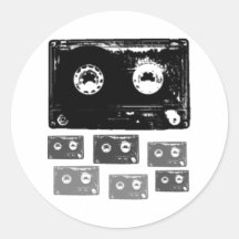 Retro Musik-Entwurf! Stickers