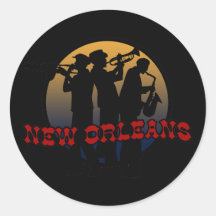 Retro New- Orleansjazz Sticker