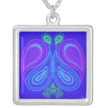 Retro Paisley Selbst Gestaltete Halskette