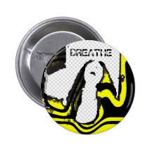 Retro/Pop-Kunst - atmen Sie Buttons