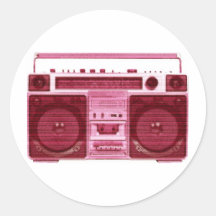 Retro Radioaufkleber