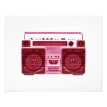 Retro Radioeinladung