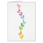 Retro Regenbogen-Küken-glückliche Ostern-Foto-Grüß karten