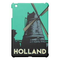 retro Reiseplakat des Holland-Kunst-Dekos ipad mini hüllen