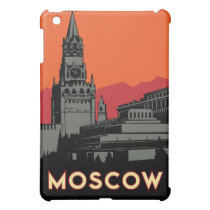 retro Reiseplakat des Moskau-Kunst-Dekos ipad mini hüllen