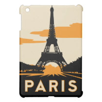 retro Reiseplakat des Paris-Kunst-Dekos ipad mini hüllen