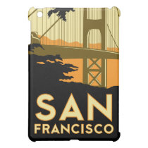 retro Reiseplakat des San Francisco Kunst-Dekos ipad mini hüllen