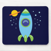 Retro Rocket Mauspad