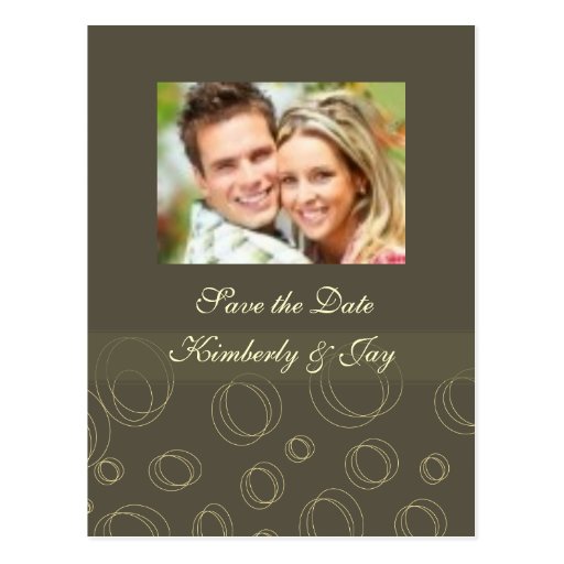 Retro Save the Date Fotopostkarten