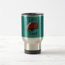 Retro Teardrop-Camper-Becher Teetassen