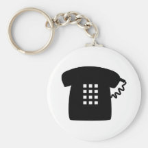 Retro Telefon Schlüsselanhänger