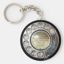 RETRO TELEFON-SKALA keychain Schlüsselband
