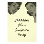 Retro Überraschungs-Party Ankündigung