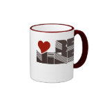 Retro Valentinstag Kaffee Tassen