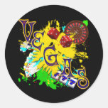 RETRO VEGAS RUNDER STICKER