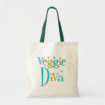 Retro Veggie-Diva Leinentaschen