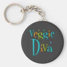 Retro Veggie-Diva Schlüsselbänder