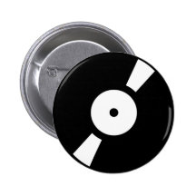 Retro vinly Aufzeichnung Anstecknadelbutton