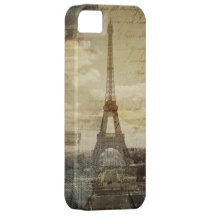 retro Vintage Turmmode Skriptparis Effiel Hülle Fürs iPhone 5