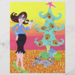 Retro Weihnachten und ein Martini! Flyerdruck