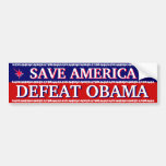 RETTEN SIE AMERIKA - NIEDERLAGE OBAMA AUTO STICKER