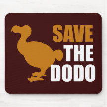 Retten Sie den Dodo-Vogel! Mousepad