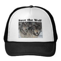 Retten Sie den Wolf Trucker Mütze
