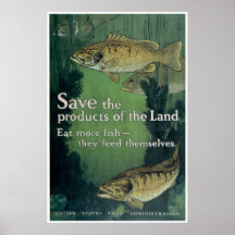 Retten Sie die Produkte des Landes Plakate