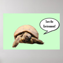 Retten Sie die Umwelt Poster
