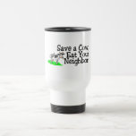 Retten Sie eine Kuh essen Ihren Nachbar Kaffee Haferl