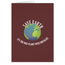 retten Sie Erde, die es der einzige Planet mit Sch Grußkarten