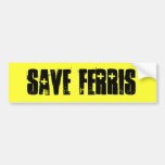 Retten Sie Ferris Auto Sticker