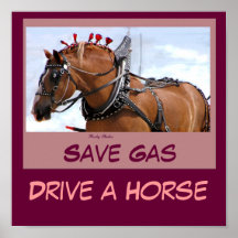 Retten Sie Gas-Plakat
