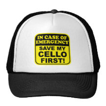 Retten Sie meinen Cello Baseball Cap