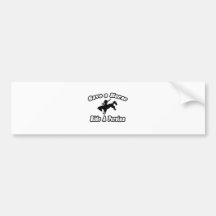 Retten Sie Pferd, Fahrperser Auto Sticker