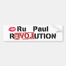 Revolution Ru Paul Autosticker