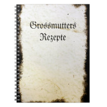 Rezepte Buch - Notizbuch