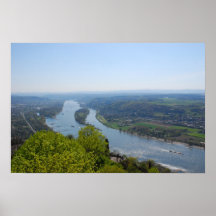 Rhein-Tal nahe Bonn Poster