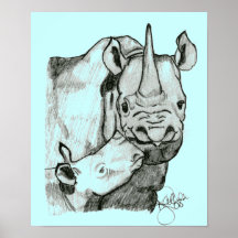 Rhino-Liebeplakat