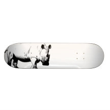 Rhinos-Felsen Personalisierte Skatedecks